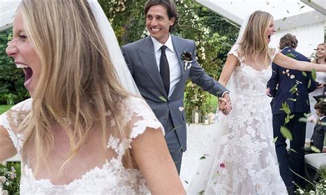 Gwyneth Paltrow Shares First Picture Of Her Wedding To Brad Falchuk Celebrity Wedding Photos