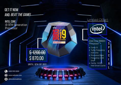 computer processor template postermywall