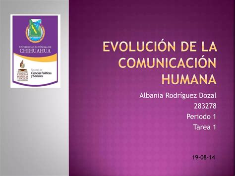 Evolucion De La Comunicación Humana Ppt