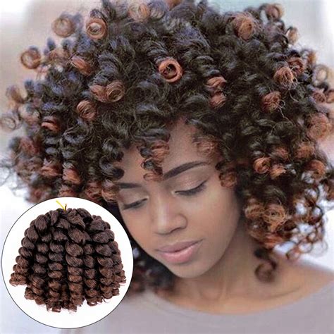 8 Inch Crochet Braids Hair Jamaican Bounce Crochet Twist Braids African