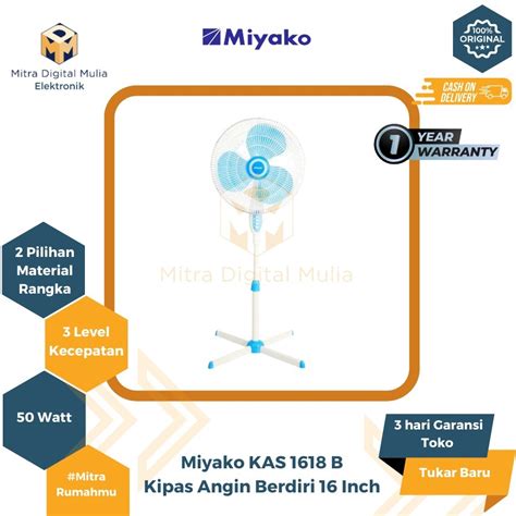 Jual Miyako Kas B Kipas Angin Berdiri Inch Kas Stand Fan