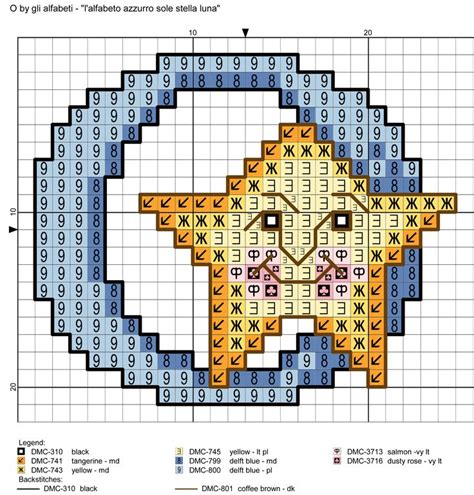 Pin Di Graziella Massarotto Su Punto Croce Punto Croce Alfabeto Stelle