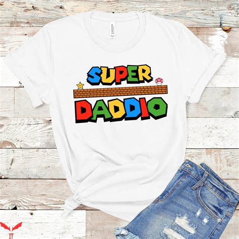 Super Daddio T Shirt Fathers Day Funny Gamer Dad Shirt