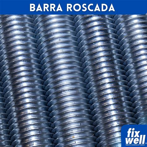 10 Barras Roscadas 3 4 X 1000mm Galvanizado Fixwell Fixwell Parafusos