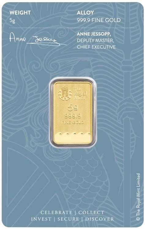 5g Gold Bar Britannia Minted From 456 20