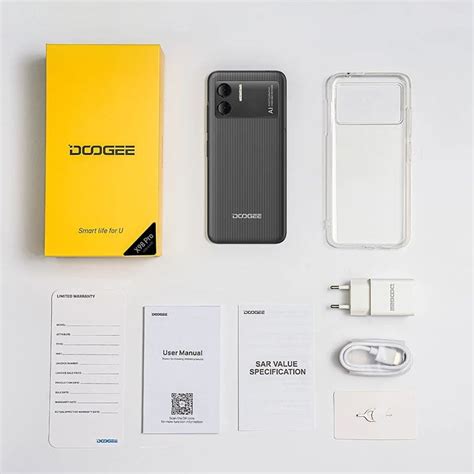 Doogee X98 Pro Preto Resolução HD Dupla câmara