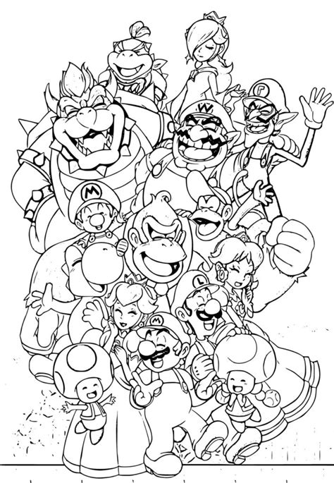 Super Mario D World Coloring Pages Super Mario Coloring Pages Free