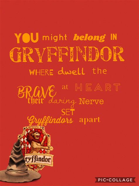 sorting hat song Gryffindor Gryffindor, Hogwarts, Sorting Hat Song, Harry Potter Images, Awesome ...