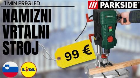 NAMIZNI VRTALNI STROJ PARKSIDE PTBMOD 710 A1 SLOVENIJA SLOVENE LIDL