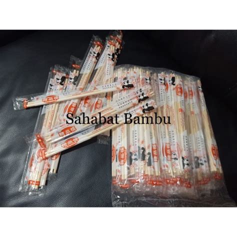 Jual Sumpit Bambu Harga Per Pack Isi Pasang Shopee Indonesia