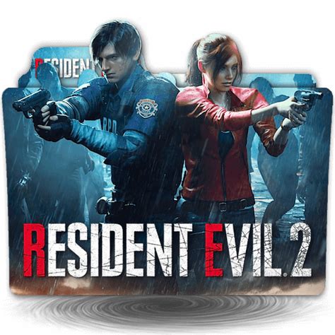 Resident Evil 2 Remake Game Vertical Folder Icon 1 By Zenoasis On