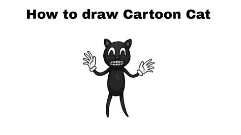 Cartoon Cat Creepypasta Drawing