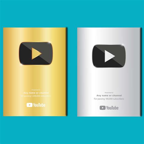 Gepersonaliseerde Youtube Play Button Award Aangepaste Etsy Nederland