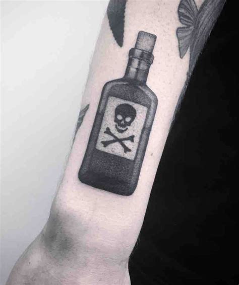 Poison Bottle Tattoos Tattoo Insider Bottle Tattoo Traditonal Tattoo Tattoos