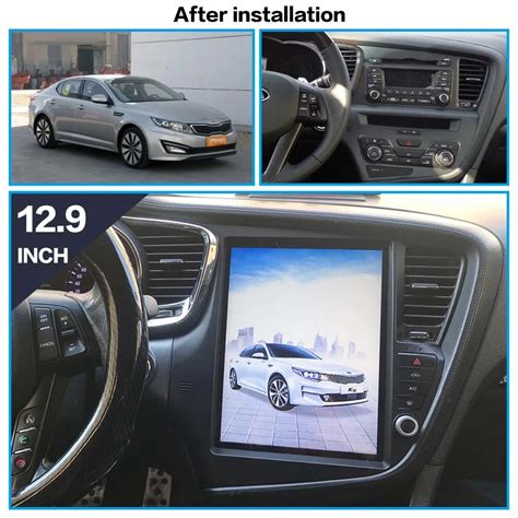 G6 Tesla Screen For Kia K5 Optima 2010 2013 Android 11 Car Radio 2din