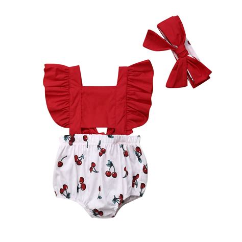 Leuke Pasgeboren Baby Meisje Kleding Sets Ruche Ba Grandado