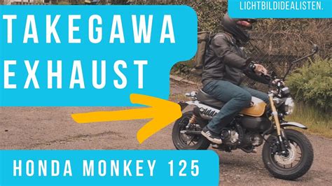 TAKEGAWA EXHAUST For HOnda Monkey 125 Soundcheck And Driveby