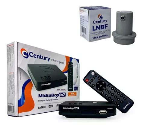 Receptor Midiabox B5 Century Lnbf Simples Max Digital 5g