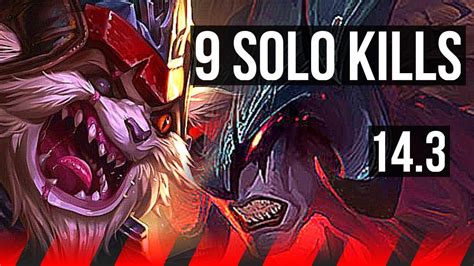 Kled Vs Aatrox Top 9 Solo Kills Legendary 18 6 15 Na Master