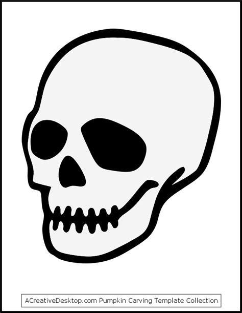 Skull Crossbones Stencil - ClipArt Best