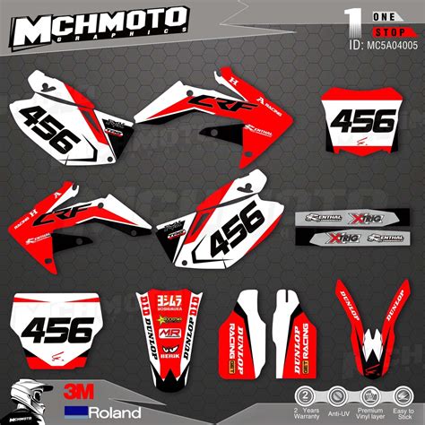 Mch Customized Team Graphics Backgrounds Decals M Custom Stickers For