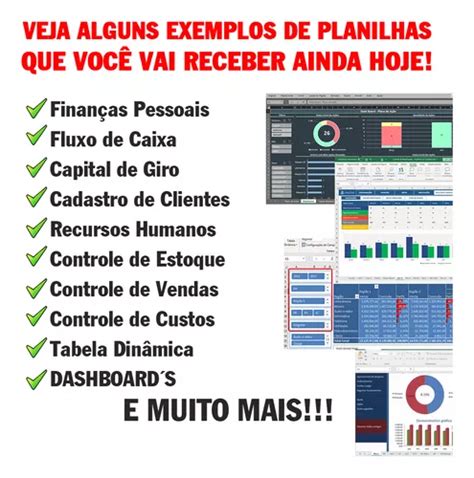 Planilha Datashow Pacote Planilhas Excel Editavel Hot Sex Picture