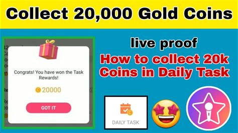 Collect Gold Coins In Starmaker Daily Task How To Collect K