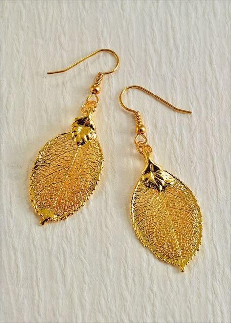 Real Leaf Jewelry | Real Leaf Earring