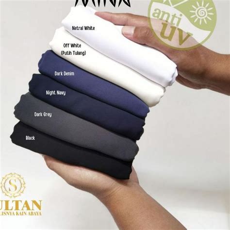 Jual Miliki Mina Anti Uv Polos Warna Army Warna Warni Cek Variasi Kain