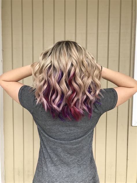 Pin By Geralyn Foster On Hair Nails Makeup Purple Blonde Hair