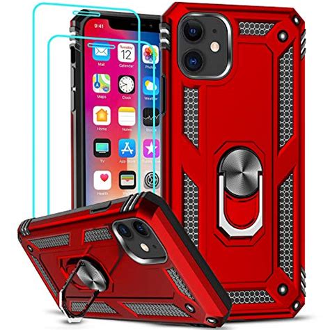 Leyi Compatible For Iphone 11 Case With [2 Pack] Tempered Glass Screen