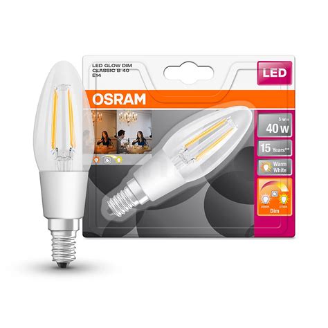 Buy Osram D Dim W C E Filament Led Dim Warm At