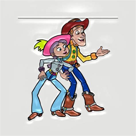 Disney toy story woody and jessie by fideskizal on DeviantArt