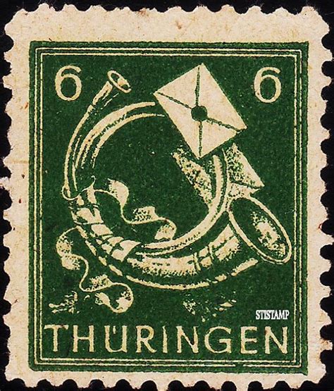 Germany - Thuringen Soviet occupied stamps collection in 2023 ...