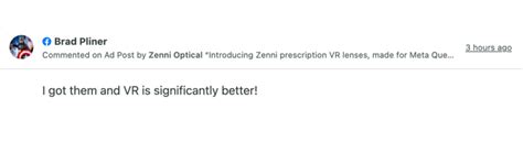 Facebook Buzz Zenni S Prescription VR Lenses Transforming The VR