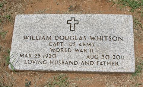 William Douglas Bill” Whitson 1920 2011 Find A Grave Memorial