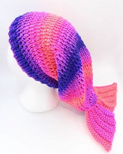 Mermaid Tail Slouch Hat Pattern By More Dreams Less Life Slouchy Hat