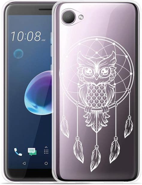 Desire 12 Hoesje Dream Owl Mandala White Designed By Cazy Bol