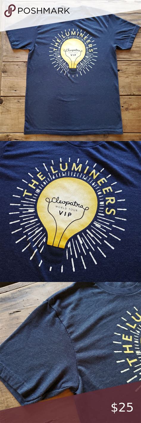 The Lumineers Cleopatra Tour Shirt VIP Size Medium | Tour shirt, Shirts ...