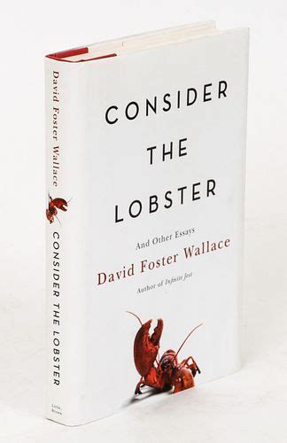 Signed David Foster Wallace Consider the Lobster sold at auction on 28th October | Concept Art ...