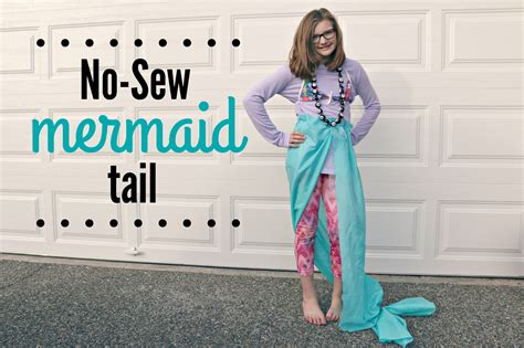 Diy How To Make A No Sew Mermaid Tail And Costume