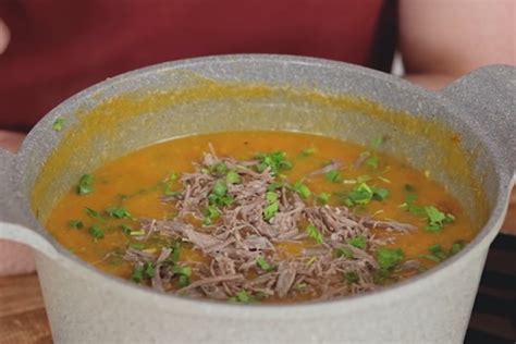 Receita De Caldo De Mandioca Carne De Sol Mesa E Sabor