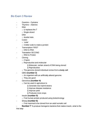 Mus 152 Exam 2 Lecture Notes And Review For MUS 152 Exam 2 A