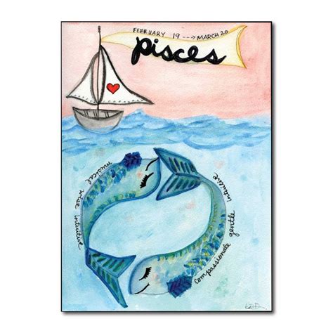 Pisces Watercolor at PaintingValley.com | Explore collection of Pisces ...