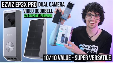 S Best Value Solar Battery Powered Dual Camera Doorbell Ezviz