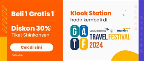 Klook Station Hadir Di Garuda Indonesia Travel Festival 2024