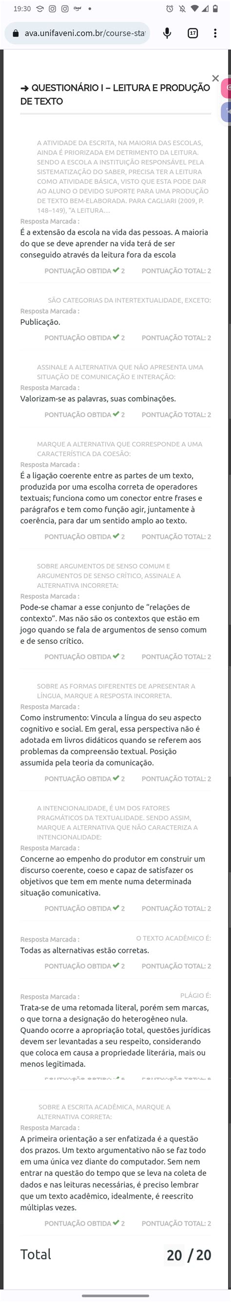 Question Rio Leitura E Produ O De Texto Faveni Portugu S