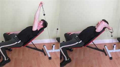 Cable Incline Triceps Extension Tutorial