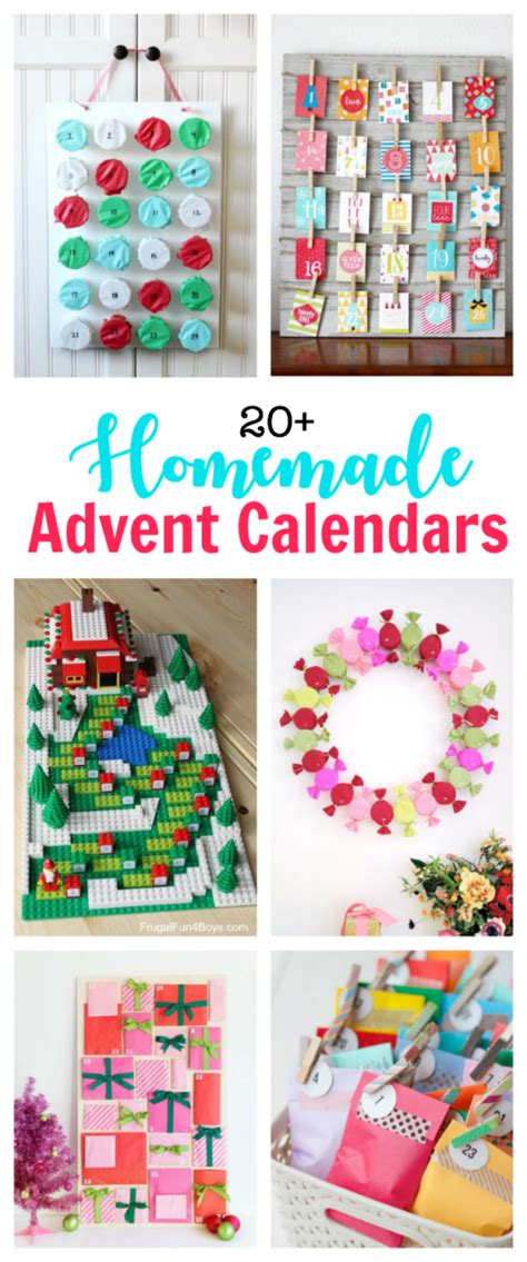 20 Creative Homemade Advent Calendar Ideas For Families Gluesticks