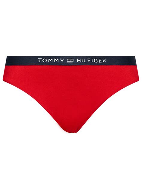 Tommy Hilfiger Dół od bikini Classic UW0UW02710 Czerwony Modivo pl